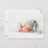 Safari Baby Shower Baby Animals Photo サンキューカード (裏面)