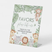 Safari Baby Shower Favors Sign 台座サイン (正面)