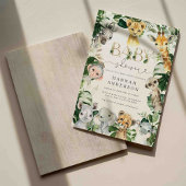 Safari Baby Shower Invitation 招待状