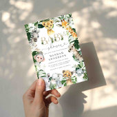 Safari Baby Shower Invitation 招待状
