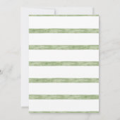 Safari Baby Shower Invitation Girl Editable 招待状 (裏面)