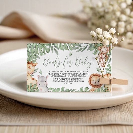 Safari Books for Baby Card エンクロージャーカード