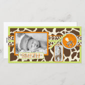 Safari Boy Greenフォトカード シーズンカード (正面/裏面)