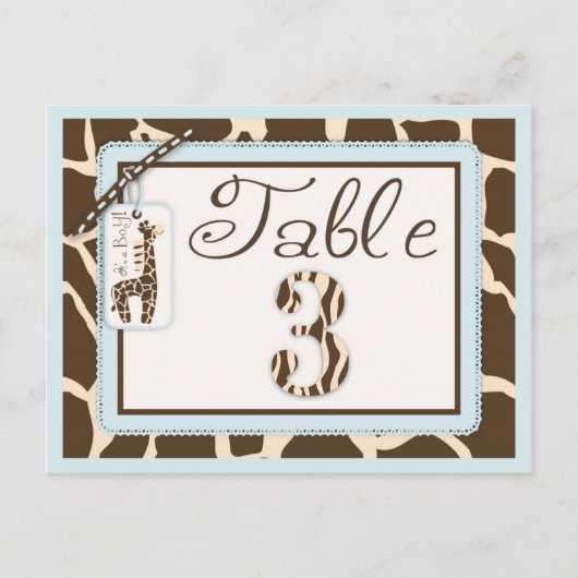 Safari Boy Tableはがき3 ポストカード (正面)