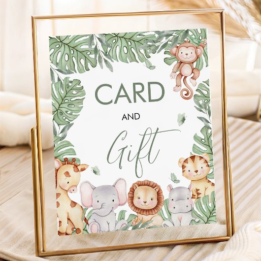 Safari Cards and Gifts Sign 台座サイン