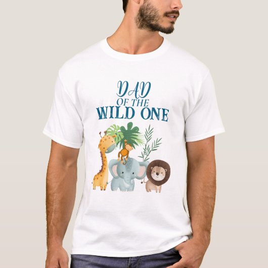 Safari Dad of the Wild One Shirt  Tシャツ (正面)