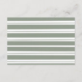 Safari Diaper Raffle Card エンクロージャーカード (裏面)