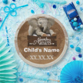 Safari Elephant “Adventure Awaits” Theme ペーパープレート (パーティー)