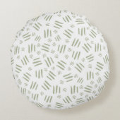 Safari Elephant Giraffe Zebra Flamingo Lion   ラウンドクッション (裏面)