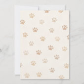 Safari First Roar Fluffy Leopard Birthday Party 招待状 (裏面)