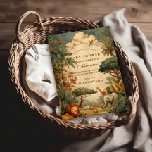 Safari Foliage & Friends Baby Shower