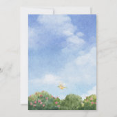 Safari forest baby shower 招待状 (裏面)