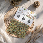 Safari Gender Neutral Baby Shower Registry Card エンクロージャーカード