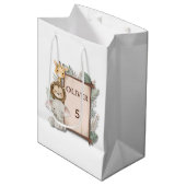 Safari Gift Bag, Oliver's 5th Birthday Present Bag ミディアムペーパーバッグ (正面アングル)