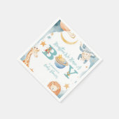 Safari Houston私たちはボーイアウトスペースを持っている スタンダードカクテルナプキン (角)