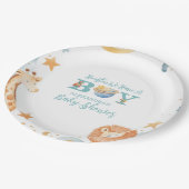 Safari Houston私たちはボーイアウトスペースを持っている ペーパープレート (アングル)