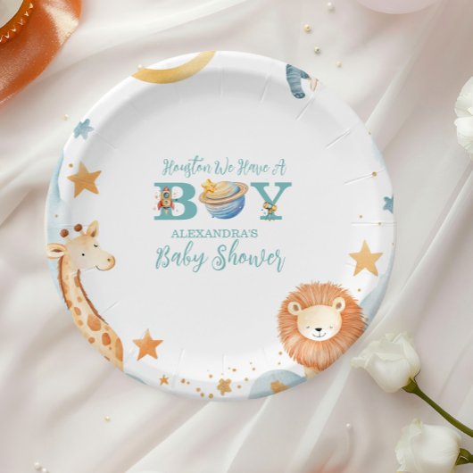 Safari Houston私たちはボーイアウトスペースを持っている ペーパープレート