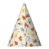 Safari Jungle Animals パーティーハット (裏面)