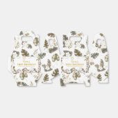 Safari Jungle Animals Birthday Party Favor Box フェイバーボックス (折り畳みなし)