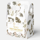 Safari Jungle Animals Birthday Party Favor Box フェイバーボックス (オープン)
