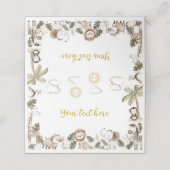 Safari Jungle Animals Birthday Party Food Tent プレイスカード (外部開封)