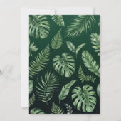 Safari Jungle Baby Shower Invitation 招待状 (裏面)