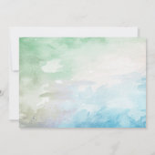 Safari jungle birthday animal adoption certificate 招待状 (裏面)