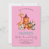 Safari Jungle Celebration for Any Occasion 招待状 (正面)