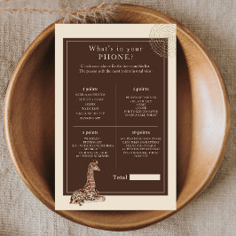 Safari Jungle Giraffe携帯ゲームの内容