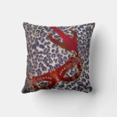 Safari Leopard Print Venice仮装マスク クッション (裏面)