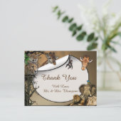 Safari Outdoor Thank You 案内ポストカード (スタンド正面)