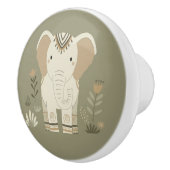 Safari Portrait Elephant ID1264 セラミックノブ (右)