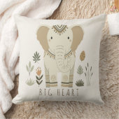 Safari Portrait Elephant Ivory ID1264 クッション (ブランケット)