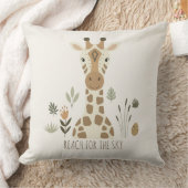 Safari Portrait Giraffe Ivory ID1264 クッション (ブランケット)