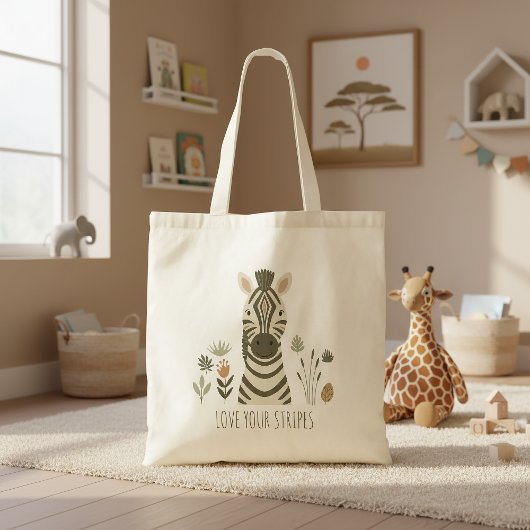 Safari Portrait Zebra ID1264 トートバッグ