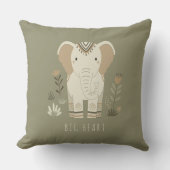 Safari Portraits Elephant ID1264 クッション (正面)