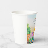 Safari Ride Jungle Fun Style Birthday Party Cups 紙コップ (右)