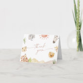 SAFARI Thank You Fold Card サンキューカード (正面)