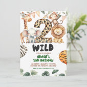 Safari two wild birthday 招待状 (スタンド正面)