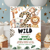 Safari two wild birthday 招待状