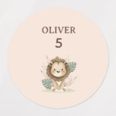 Safari Waterproof Labels, Oliver's Name Labels ラベル (デザイン2)