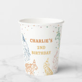 Safari Wild Animals 2nd Birthday 紙コップ (裏面)