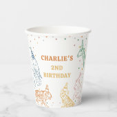 Safari Wild Animals 2nd Birthday 紙コップ (正面)