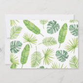 Safari Wild One Animals Birthday Party Photo サンキューカード (裏面)