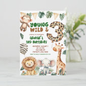 Safari Young wild and three birthday 招待状 (スタンド正面)