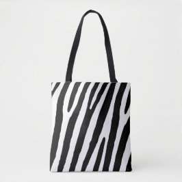 Safari zebra print. Strepen, streep lijn patroon. トートバッグ
