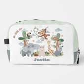 Safari ZOO Animals The Wild One Boy Lunch Box ドップキット (正面)
