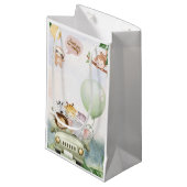 Safari Zoo Birthday スモールペーパーバッグ (正面アングル)