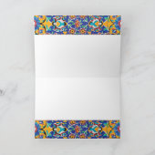 Safaviのタイルのペルシャ語 シーズンカード (内部)