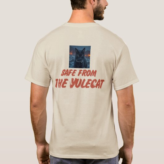 Safe from the YuleCat T-Shirt Tシャツ (裏面)